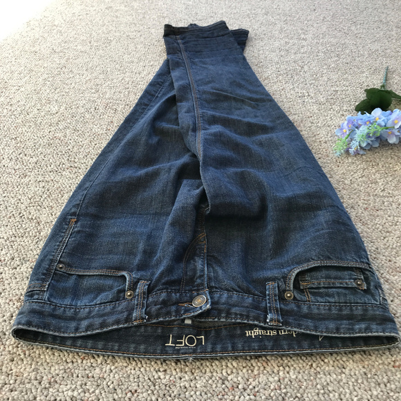 LOFT Denim - LOFT Modern Straight Dark Wash Jeans Size 27 / 4